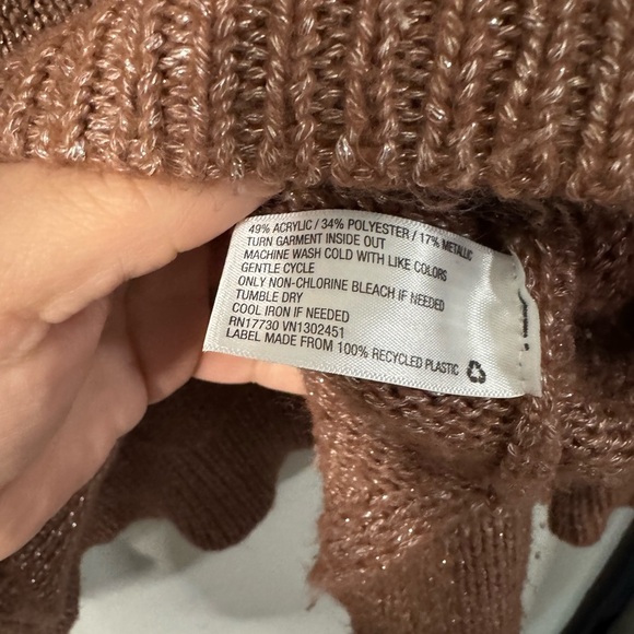 Ava & Viv - Oversized Cozy Brown Knit Sweater - Picture 9 of 11